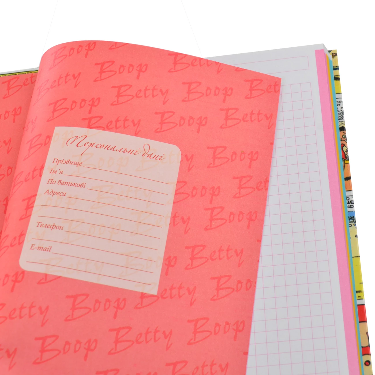 Блокнот А5/96 тв лак "Бетті Буп 1" (1591) 150689 2
