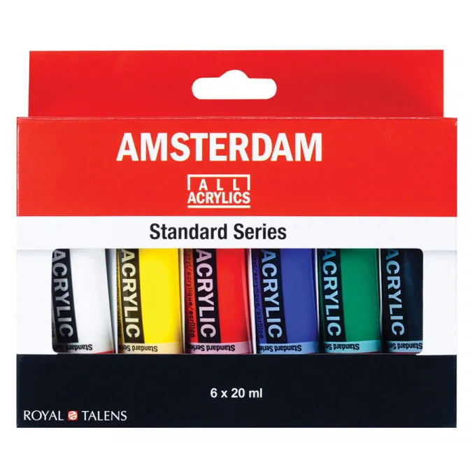 Набір акрилових фарб Amsterdam Standart 6*20 мл, Royal Talens