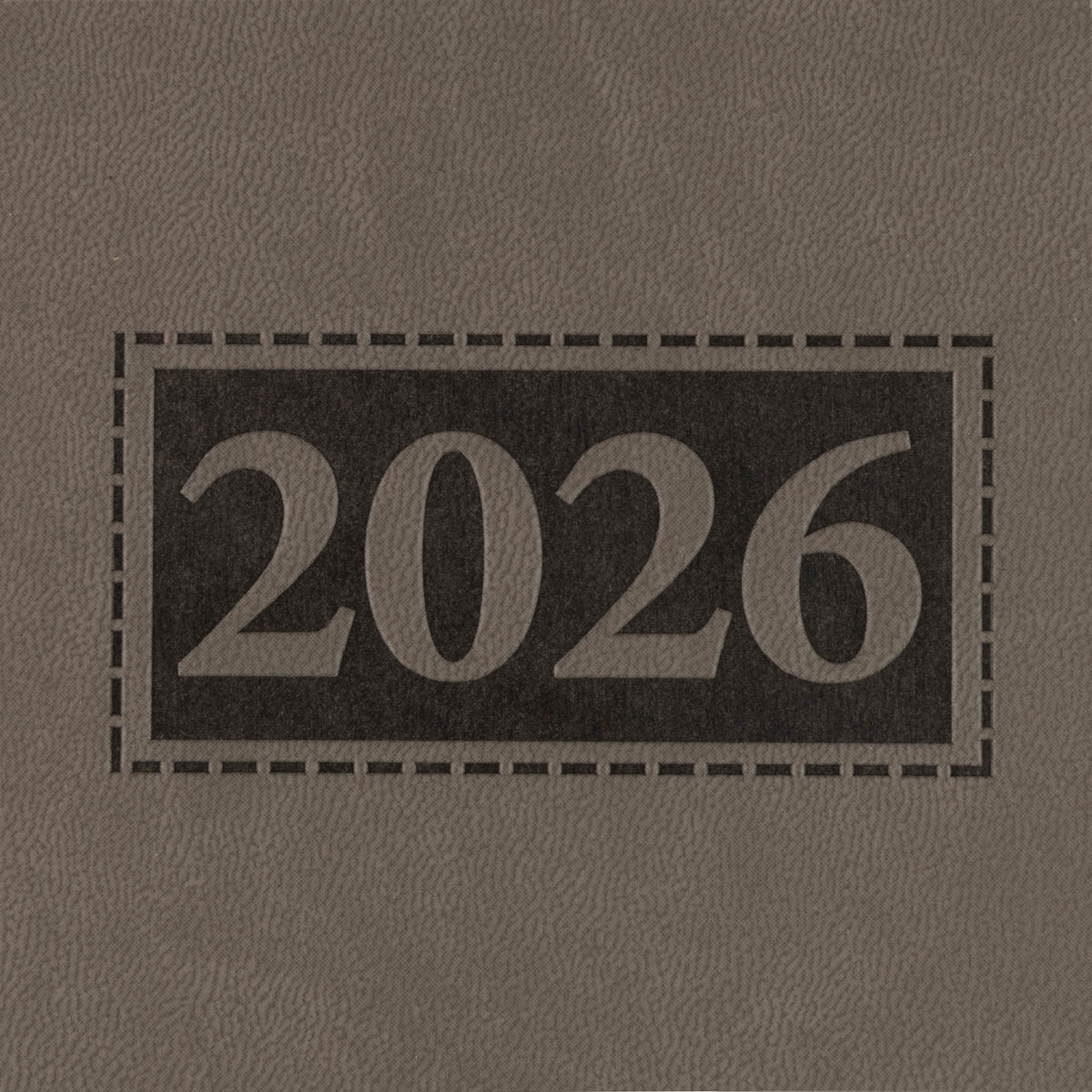 Щоденник датований A5, 2026 Gentle, сірий, BM.2109-09 2