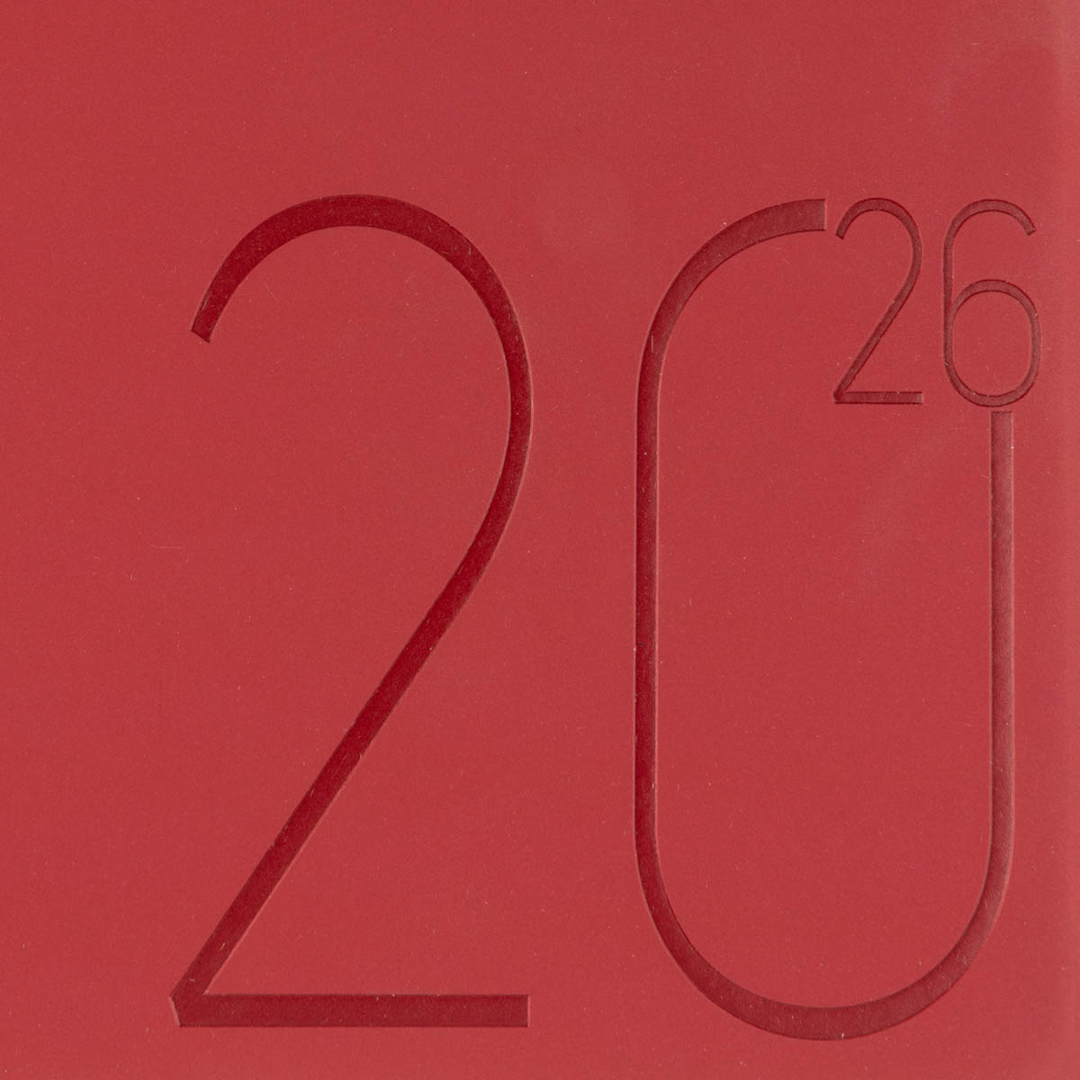 Щоденник датований A5, 2026 Steel, червоний, BM.2127-05 2