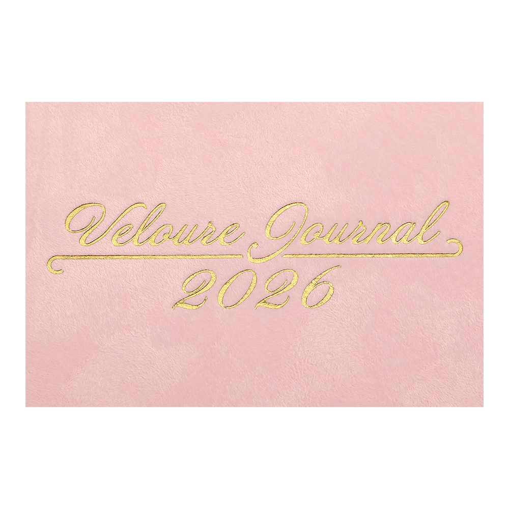 Щоденник датований A6, 2026 Velour, рожевий, BM.2512-10 3