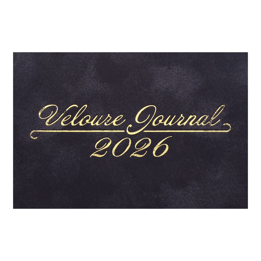 Щотижневик датований A5, 2026 Velour, чорний, BM.2710-01 5