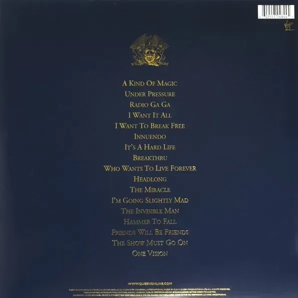 Виниловая пластинка QUEEN:GREATEST HITS II 2