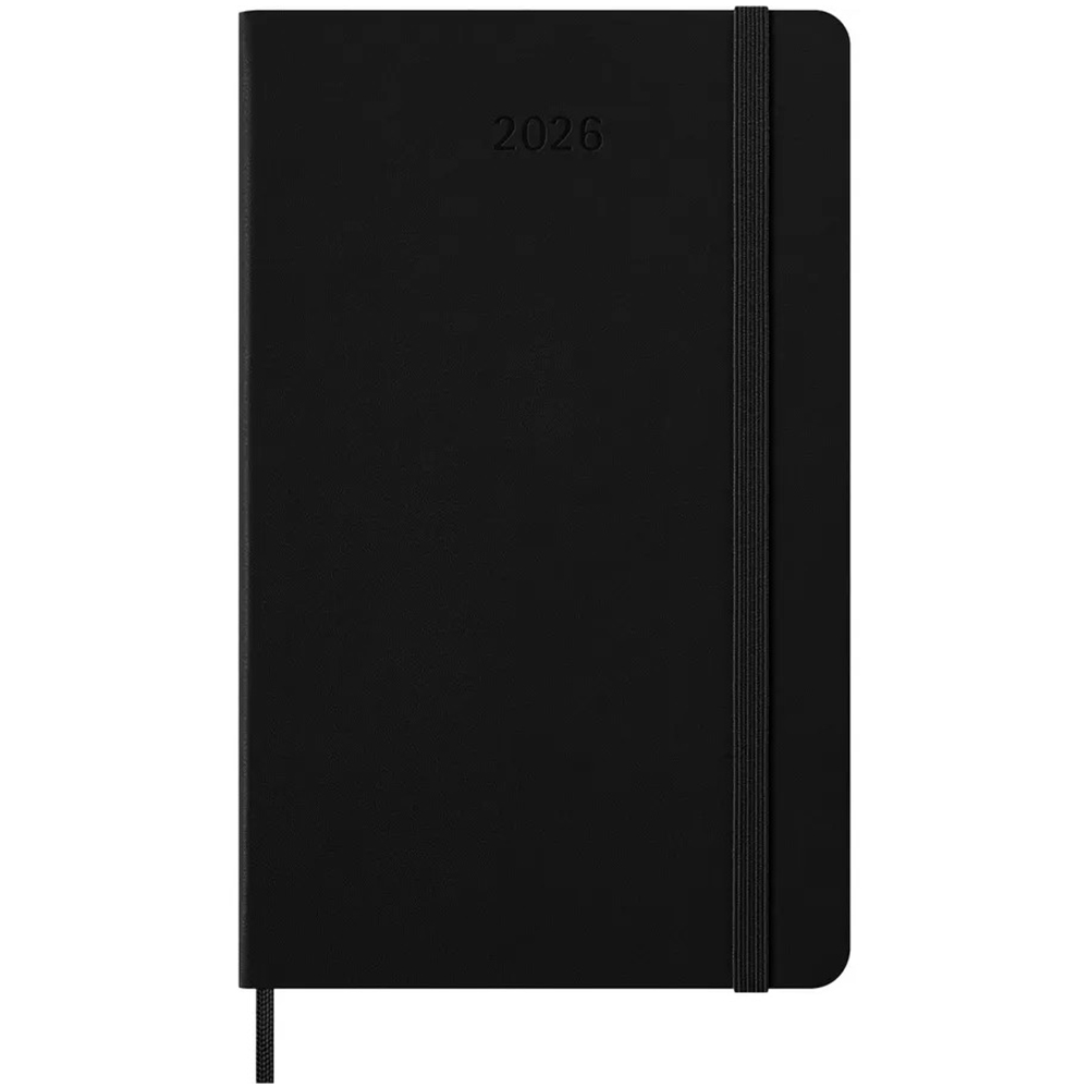 Дневник черный, средний Moleskine 2026, DHB12DC3Y26 3