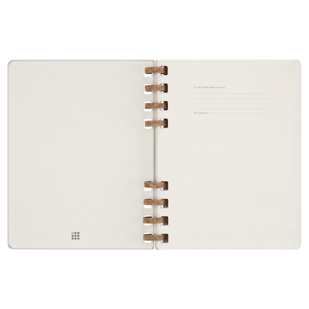 Щотижневик з місцем для дат великий, виноградний, Moleskine Spiral, DHUNDSPD2312MWH4 1