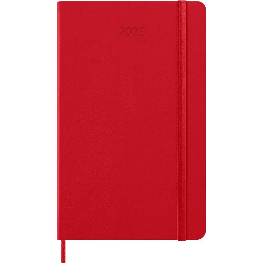Щотижневик червоний, середній Moleskine 2026, DHF212WN3Y26 4