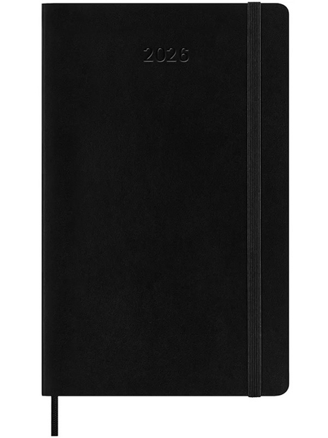 Щотижневик чорний м’який, середній  Moleskine 2026, DSB12WN3Y26 1