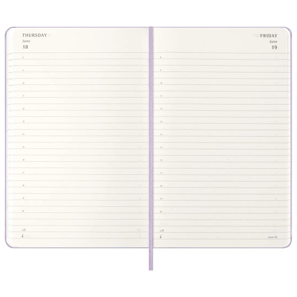 Щоденник бузковий, середній, Moleskine 2026, DHH1812DC3Y26 2