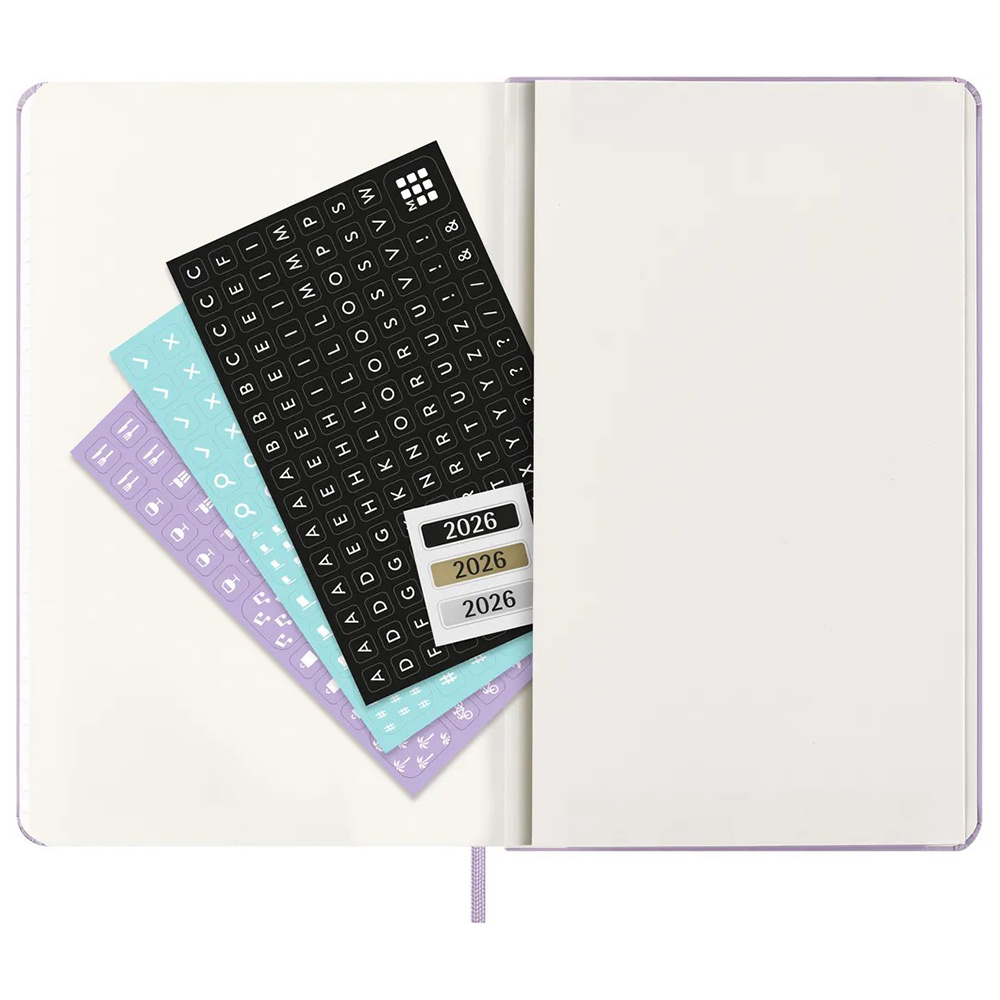 Щоденник бузковий, середній, Moleskine 2026, DHH1812DC3Y26 4