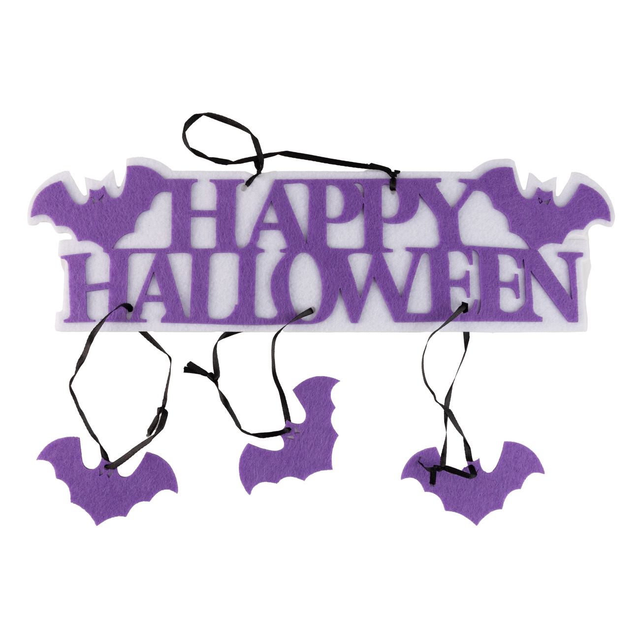 Декор-підвіска фетровий Хеллоуін "Happy Halloween" (35*27 см), 502-761 Декор-підвіска фетровий Хеллоуін "Happy Halloween" (35*27 см), 502-761