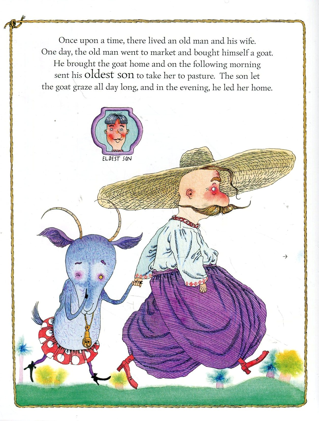 Книга "The bully-goat" (Коза-дереза англ.) (0299) 2