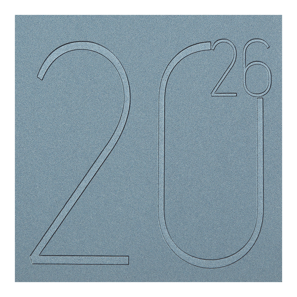 Щоденник датований A6, 2026 Steel, блакитний, BM.2517-14 2