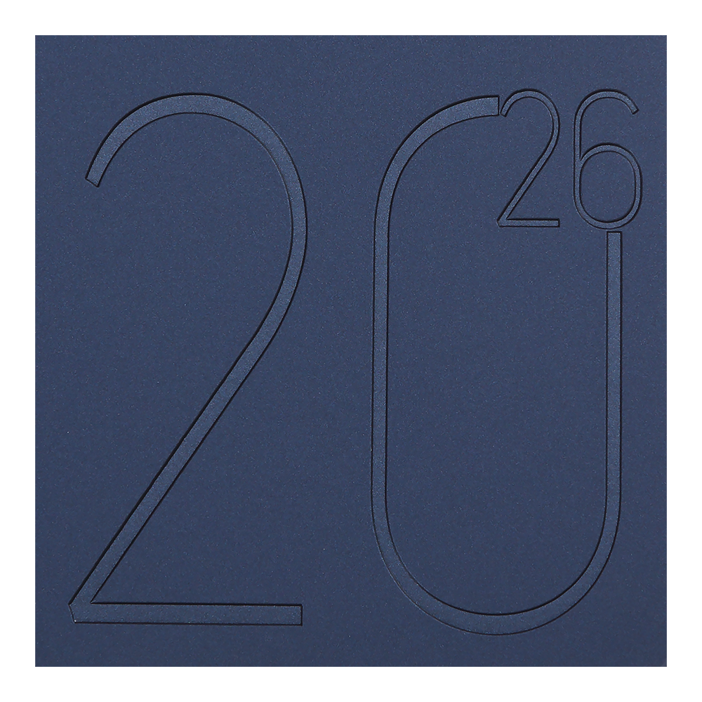 Щоденник датований A6, 2026 Steel, синій, BM.2517-02 2