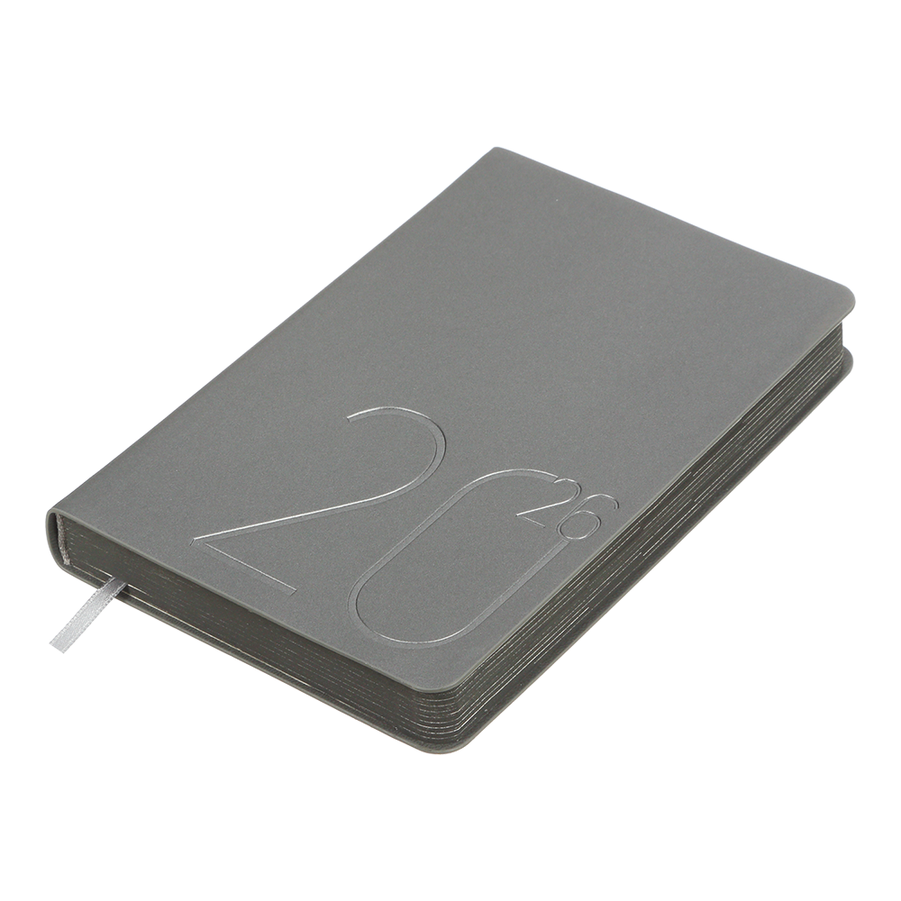 Щоденник датований A6, 2026 Steel, срібло, BM.2517-24 1