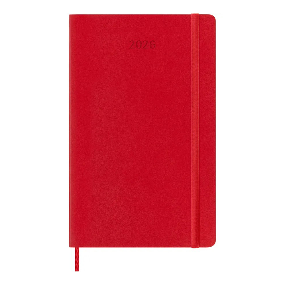 Щоденник червоний м’який, середній,Moleskine 2026, DSF212DC3Y26 4