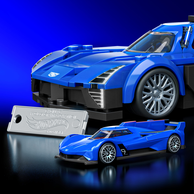 Коллекционная машинка-конструктор "Cadillac" серии "Speed" Mattel Brick Shop, JFR89 3