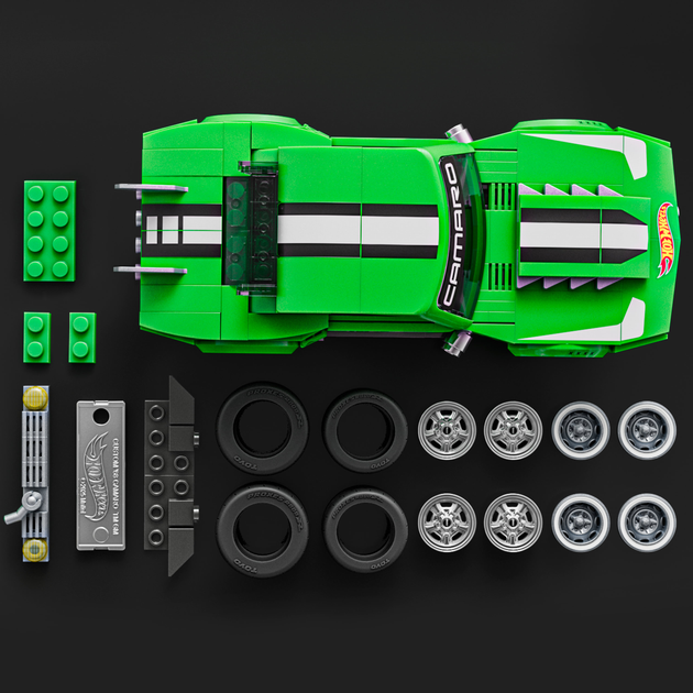 Коллекционная машинка-конструктор "Camaro" серии "Speed" Mattel Brick Shop, JFT16 2