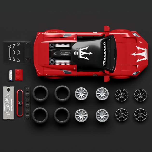 Коллекционная машинка-конструктор "Maserati" серии "Speed" Mattel Brick Shop, JFR90 2
