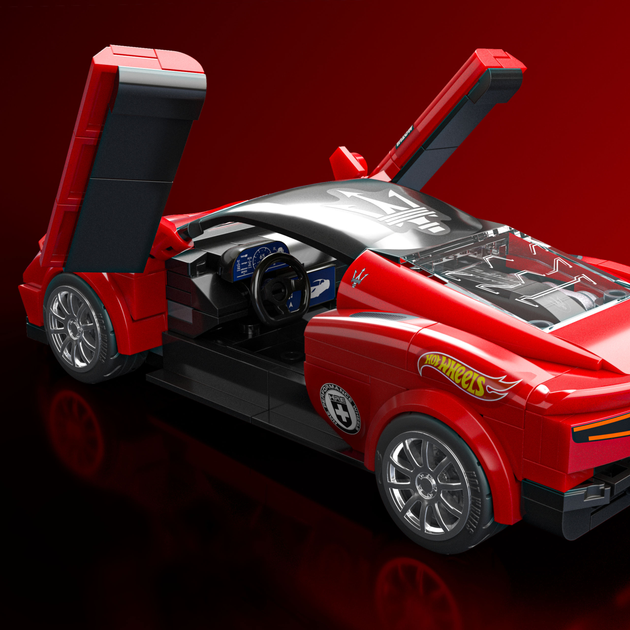 Коллекционная машинка-конструктор "Maserati" серии "Speed" Mattel Brick Shop, JFR90 4