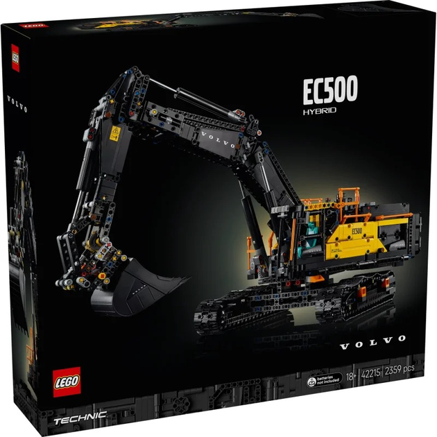Конструктор Lego Technic "Экскаватор Volvo EC500 Hybrid", 42215