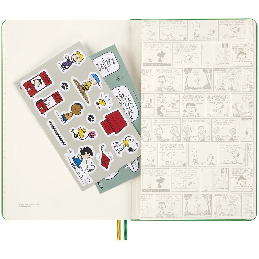 Щоденник зелений, середній  Moleskine 2026 Peanuts, DHPE12DC3Y26 3
