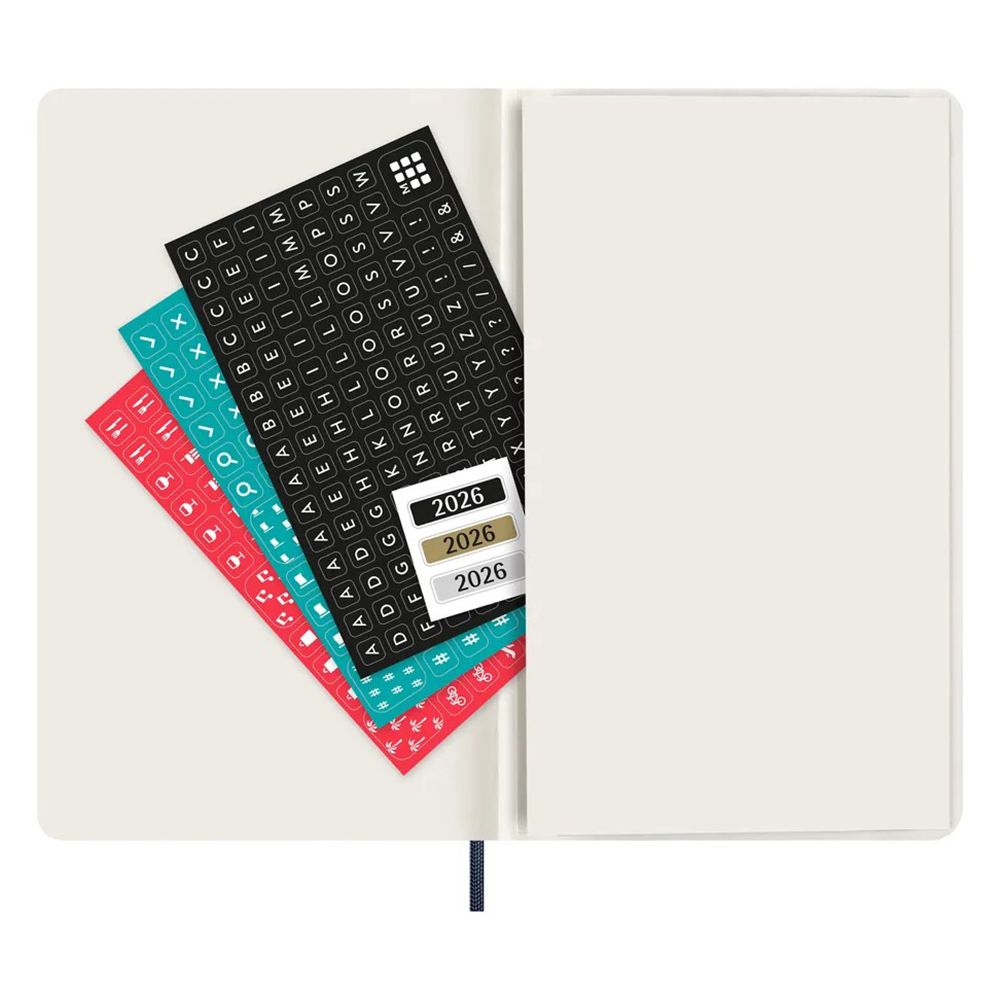 Щоденник сапфір, м`який, кишеньковий  Moleskine 2026, DSB2012WN2Y26 3