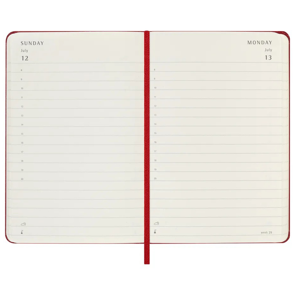 Щоденник червоний, кишеньковий  Moleskine 2026, DHF212DC2Y26 1