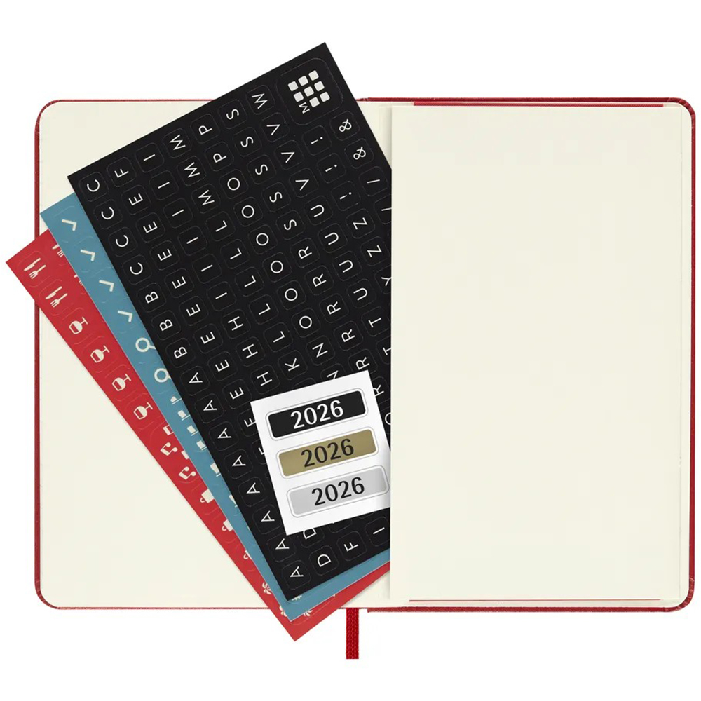 Щоденник червоний, кишеньковий  Moleskine 2026, DHF212DC2Y26 3