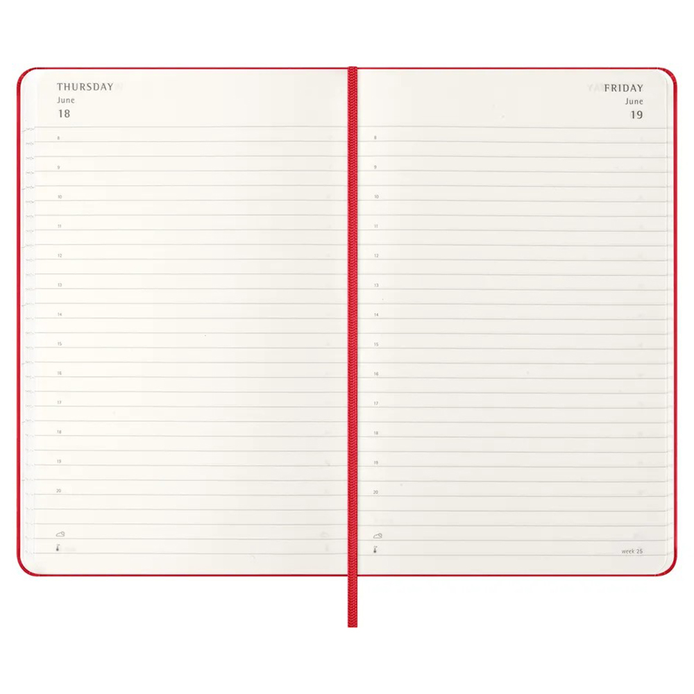 Щоденник червоний, середній  Moleskine 2026, DHF212DC3Y26 1
