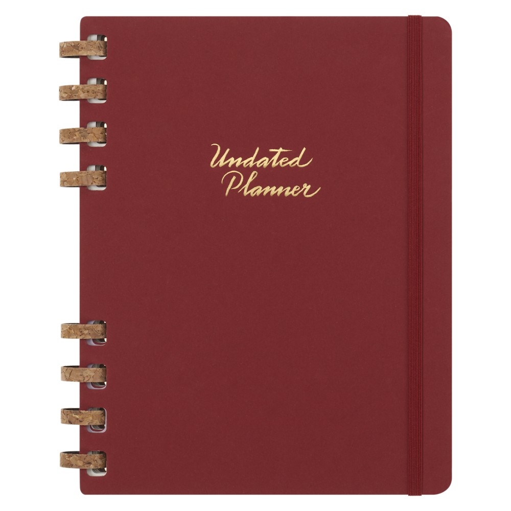 Щотижневик з місцем для дат великий, вишневий Moleskine Spiral, DHUNDSPF3212MWH4