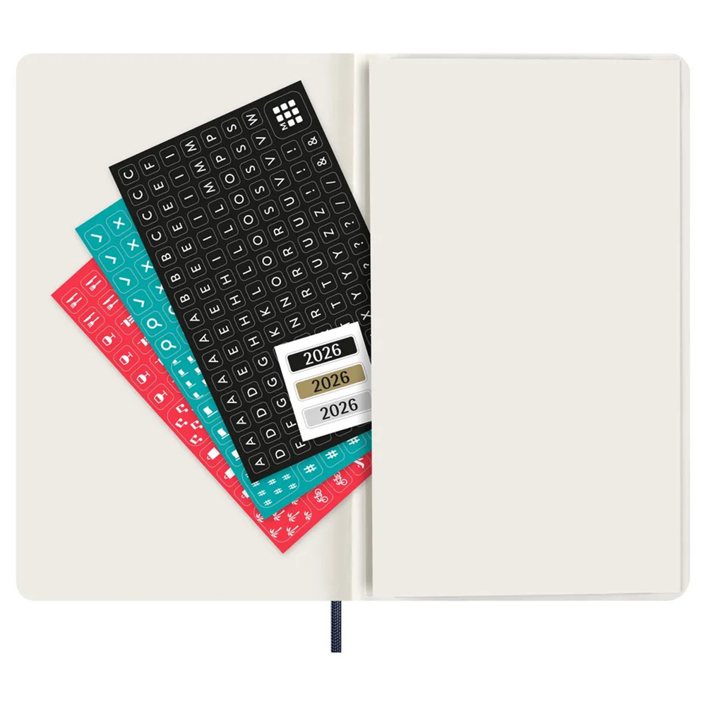 Щотижневик сапфір м’який, середній Moleskine 2026, DSB2012WN3Y26 3