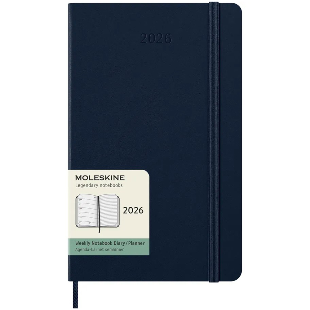 Щотижневик сапфір, середній Moleskine 2026, DHB2012WN3Y26
