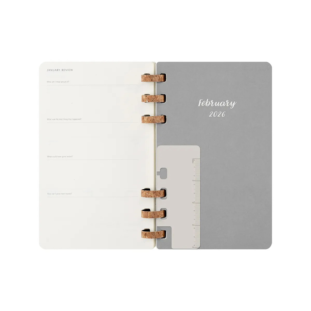 Щотижневик чорний м’який, середній Moleskine 2026 Spiral, DSSPB12MWH3Y26 6