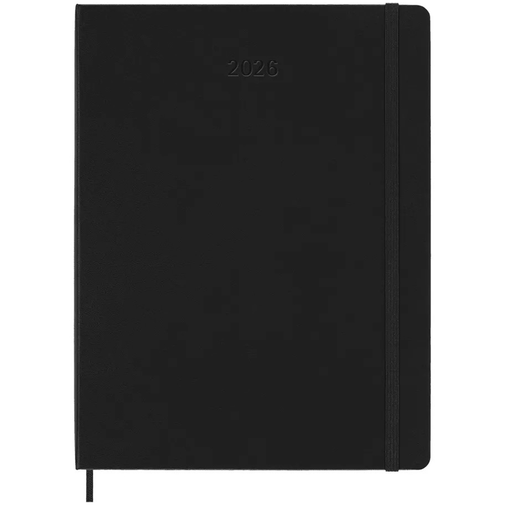 Щотижневик чорний, великий Moleskine 2026, DHB12WN4Y26 4