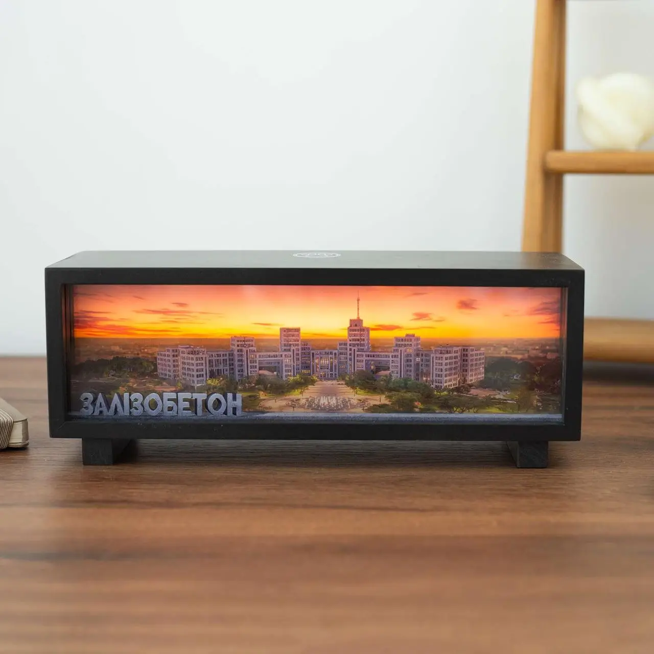 Ночник-панорама "Харьков - железобетон", черный (LED, Аккумулятор, USB Type-C), npa1011 5