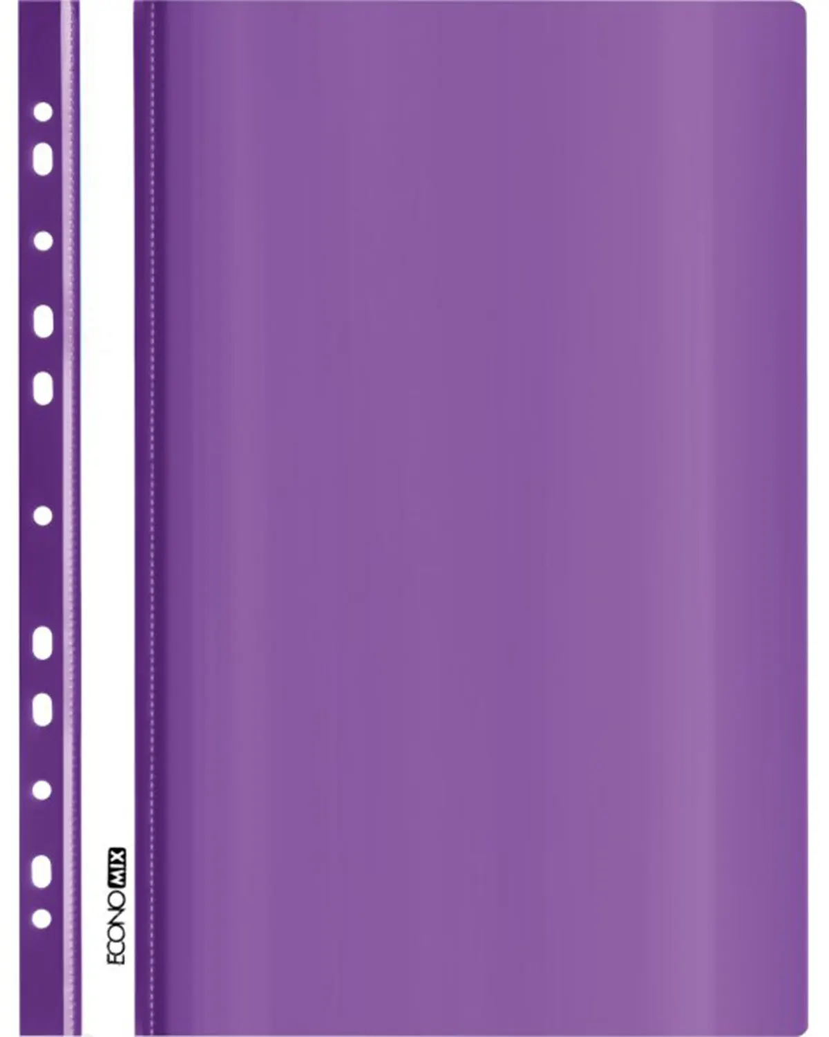 Швидкозшивач А4, перфорація, глянець, фіолетовий E31510-12