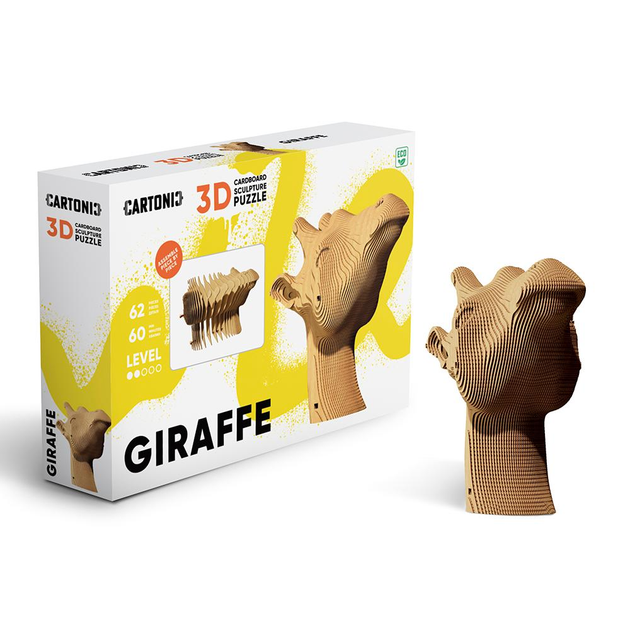 Картонний конструктор "Cartonic 3D Puzzle GIRAFFE", CARTGIR