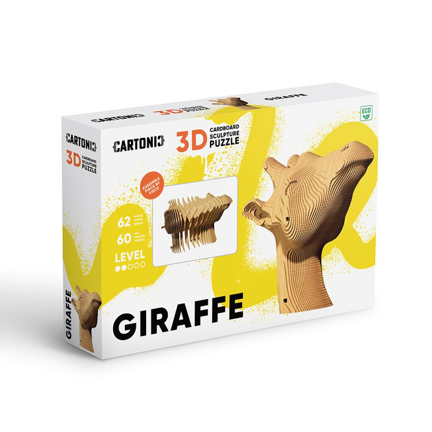 Картонний конструктор "Cartonic 3D Puzzle GIRAFFE", CARTGIR 1