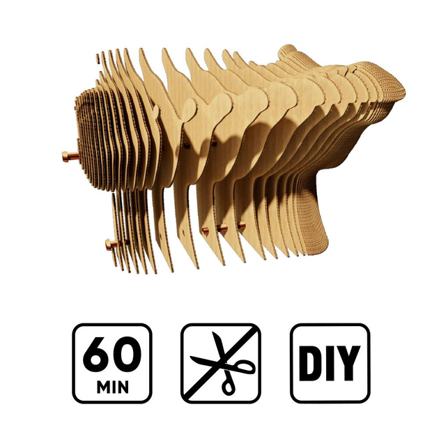 Картонний конструктор "Cartonic 3D Puzzle GIRAFFE", CARTGIR 6