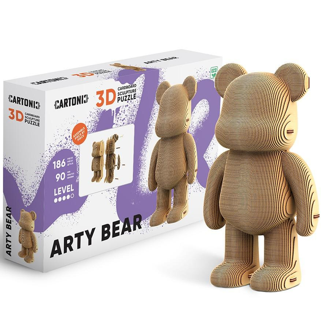 Картонний конструктор "Cartonic 3D Puzzle ARTY BEAR", CARTARTBEAR