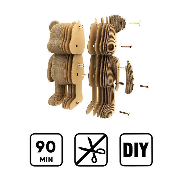Картонний конструктор "Cartonic 3D Puzzle ARTY BEAR", CARTARTBEAR 5
