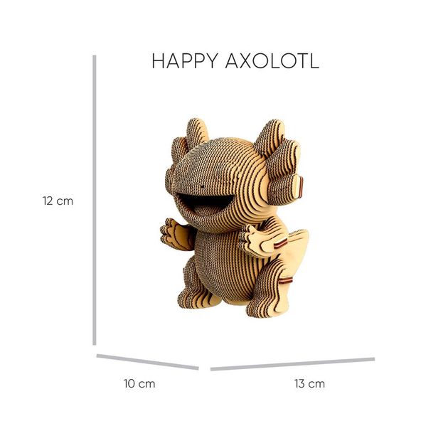 Картонний конструктор "Cartonic 3D Puzzle AXOLOTLS TRIO", CARTTRIOAXOL 4