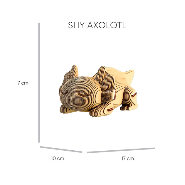 Картонний конструктор "Cartonic 3D Puzzle AXOLOTLS TRIO", CARTTRIOAXOL 8