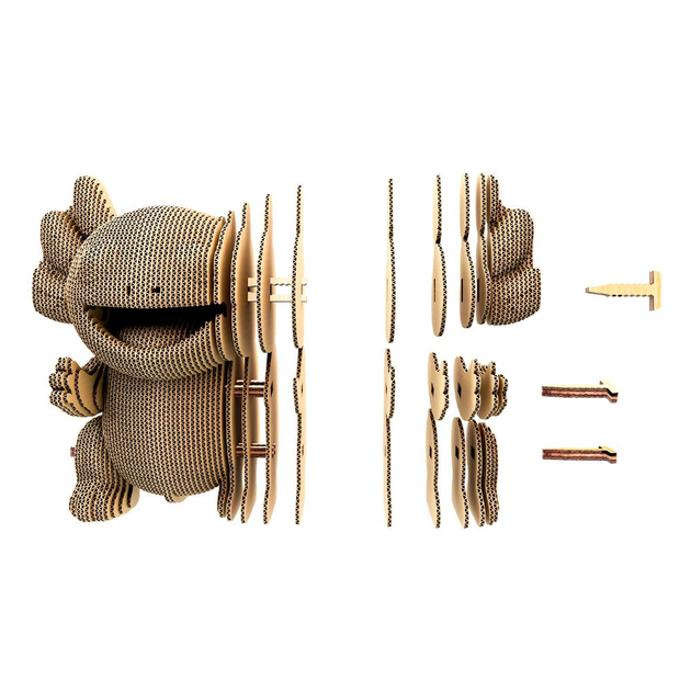 Картонний конструктор "Cartonic 3D Puzzle AXOLOTLS TRIO", CARTTRIOAXOL 9