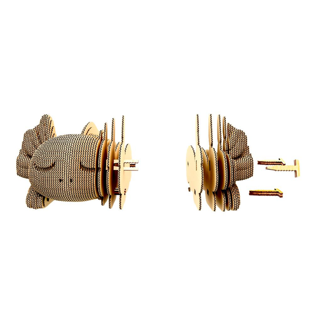 Картонний конструктор "Cartonic 3D Puzzle AXOLOTLS TRIO", CARTTRIOAXOL 11