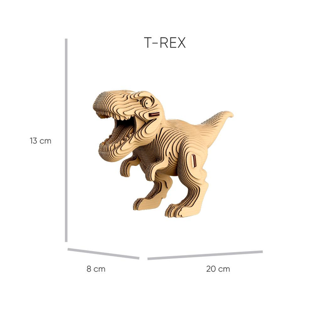 Картонний конструктор "Cartonic 3D Puzzle DINOS TRIO", CARTTRIODINO 7