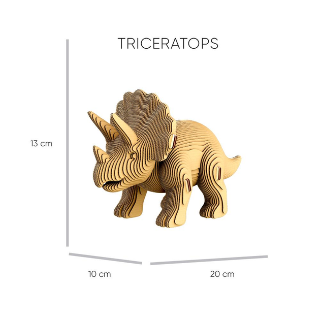 Картонний конструктор "Cartonic 3D Puzzle DINOS TRIO", CARTTRIODINO 8