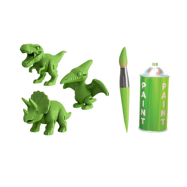 Картонний конструктор "Cartonic 3D Puzzle DINOS TRIO", CARTTRIODINO 13