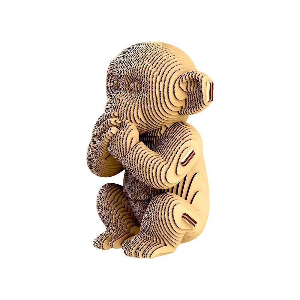 Картонний конструктор "Cartonic 3D Puzzle MONKEYS TRIO", CARTTRIOMONK 4