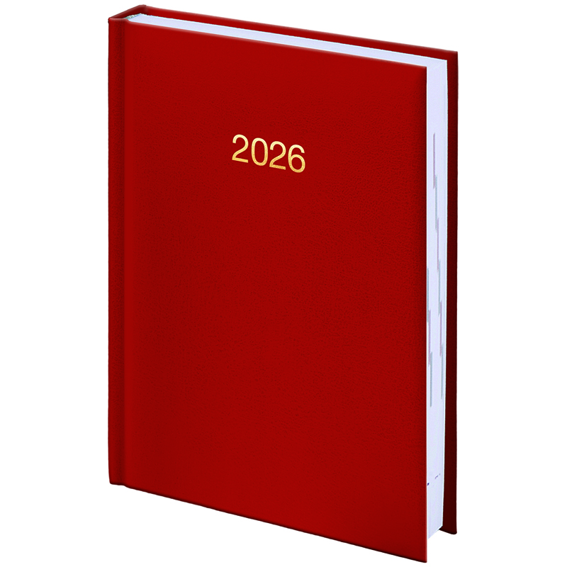 Щоденник 2026 кишеньковий Miradur, червоний, 73-736 60 206 2